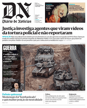 Capa de Diário de Notícias