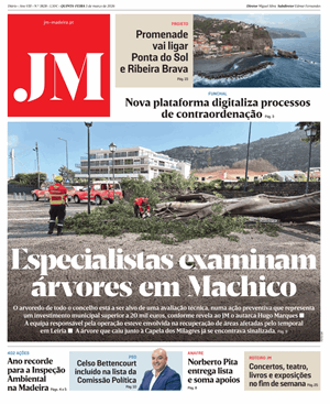 Capa de Jornal Madeira