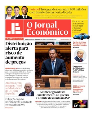 Capa de Jornal Económico