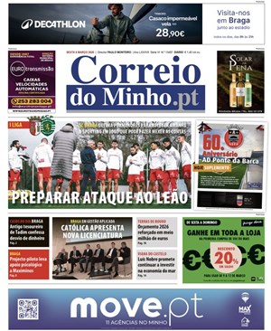 Capa de Correio do Minho