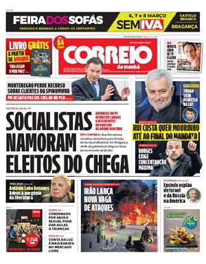 Capa de Correio da Manhã