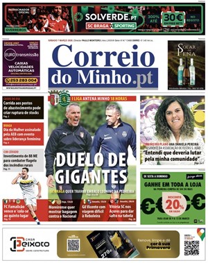 Capa de Correio do Minho