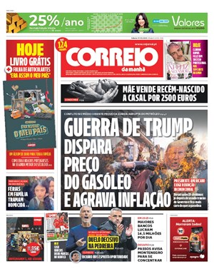 Capa de Correio da Manhã