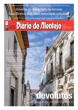 Capa de Diário do Alentejo