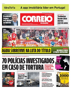 Capa de Correio da Manhã