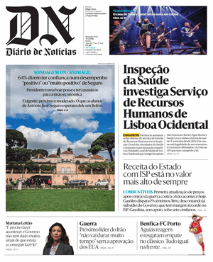 Capa de Diário de Notícias