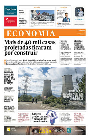 Capa de Expresso Economia