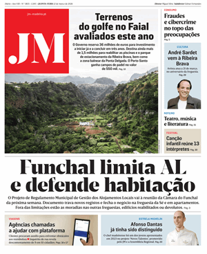 Capa de Jornal Madeira