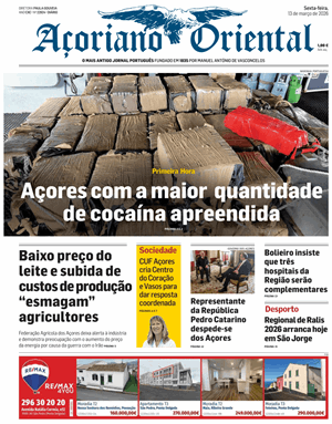Capa de Açoriano Oriental