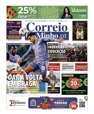 Capa de Correio do Minho