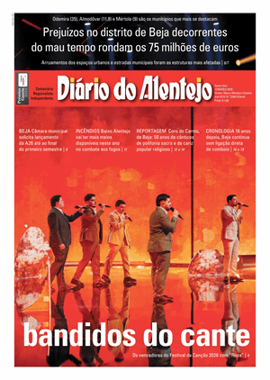 Capa de Diário do Alentejo