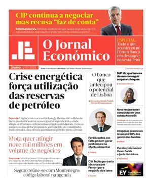 Capa de Jornal Económico