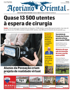 Capa de Açoriano Oriental