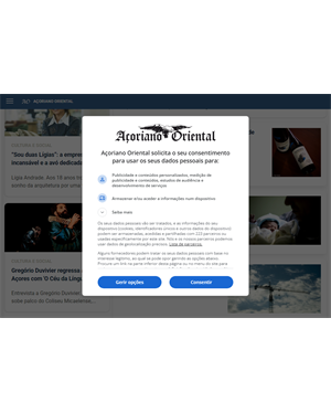 Capa de Açoriano Oriental