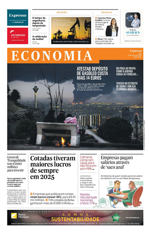 Capa de Expresso Economia