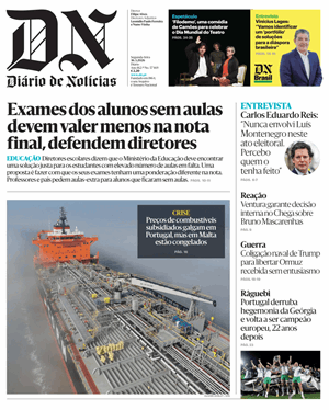 Capa de Diário de Notícias