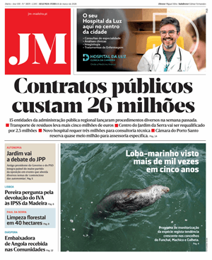 Capa de Jornal Madeira