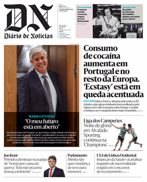 Capa de Diário de Notícias