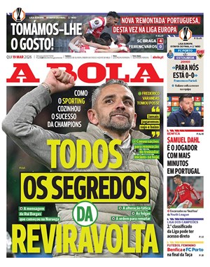 Capa de A Bola