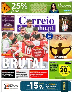 Capa de Correio do Minho