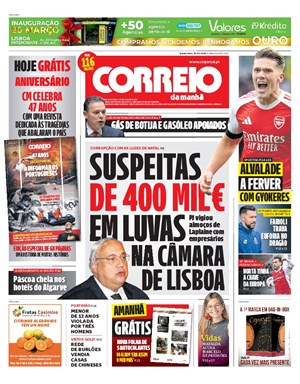Capa de Correio da Manhã