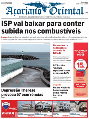 Capa de Açoriano Oriental