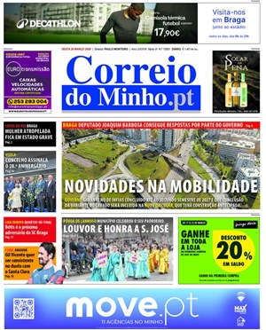 Capa de Correio do Minho