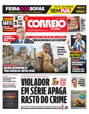 Capa de Correio da Manhã