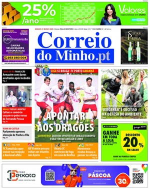 Capa de Correio do Minho