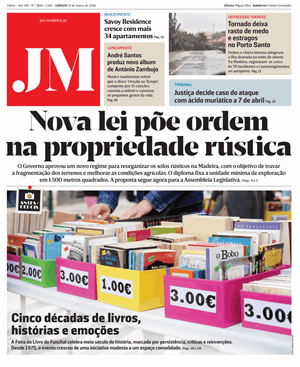 Capa de Jornal Madeira