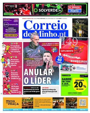 Capa de Correio do Minho