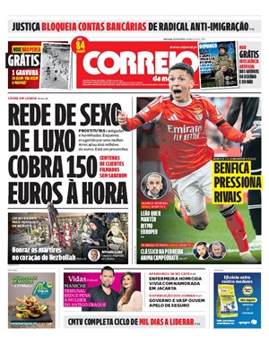 Capa de Correio da Manhã