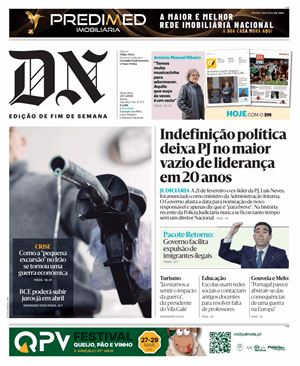 Capa de Diário de Notícias