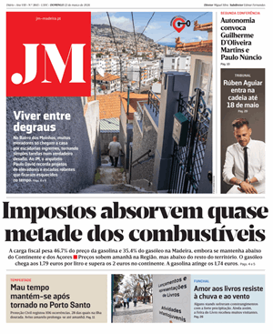 Capa de Jornal Madeira
