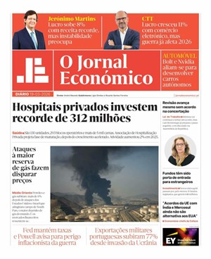 Capa de Jornal Económico