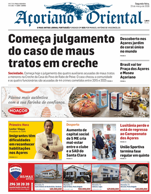 Capa de Açoriano Oriental