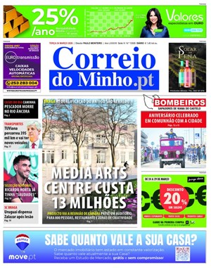 Capa de Correio do Minho