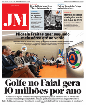 Capa de Jornal Madeira