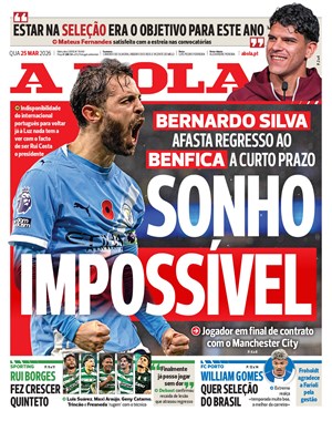 Capa de A Bola