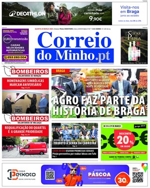 Capa de Correio do Minho