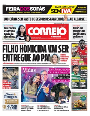 Capa de Correio da Manhã