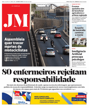 Capa de Jornal Madeira