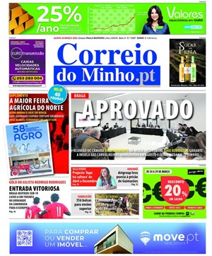 Capa de Correio do Minho