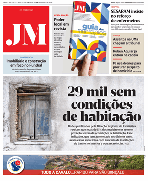 Capa de Jornal Madeira