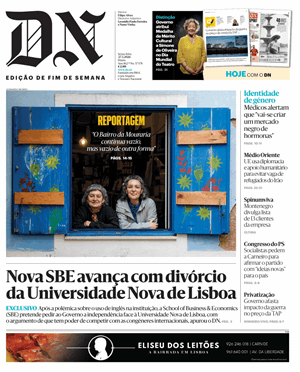 Capa de Diário de Notícias