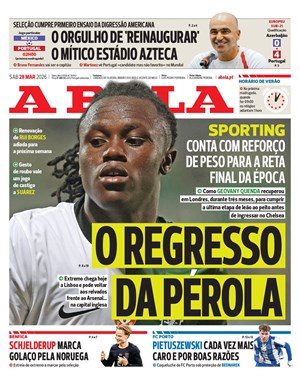 Capa de A Bola