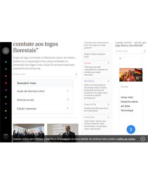 Capa de Correio do Minho