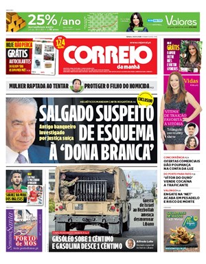 Capa de Correio da Manhã
