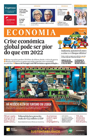Capa de Expresso Economia