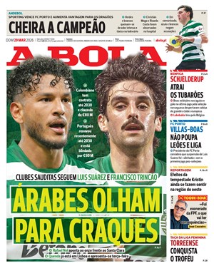 Capa de A Bola
